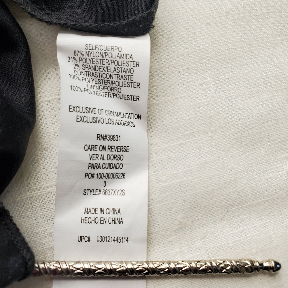 My Michelle Whimsigoth Black w/Silver Sequin Lacey Dark Fairy Long Gown Sz 3 Y2K - Picture 15 of 16